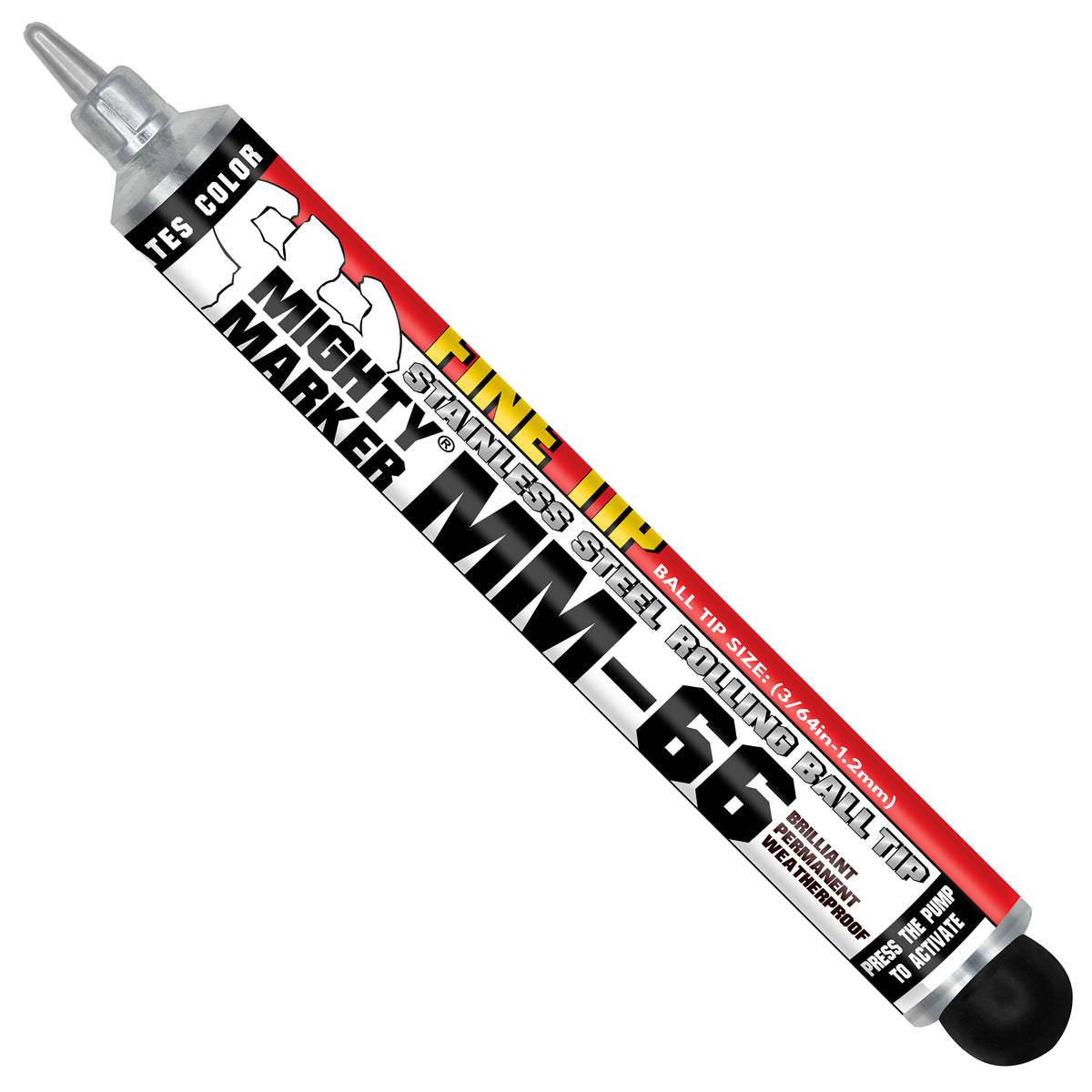 MM-66 Mighty Marker Rolling Ball Paint Marker - #0 Tip