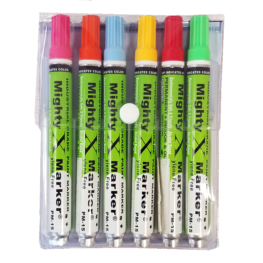 PM15 MightyXMarker AlcoholBased Paint Marker Box of 12