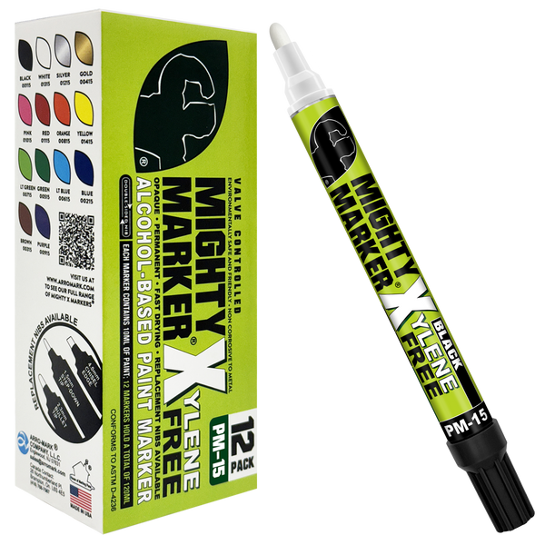 PM-15 Mighty-X-Marker Alcohol-Based Paint Marker - Box of 12