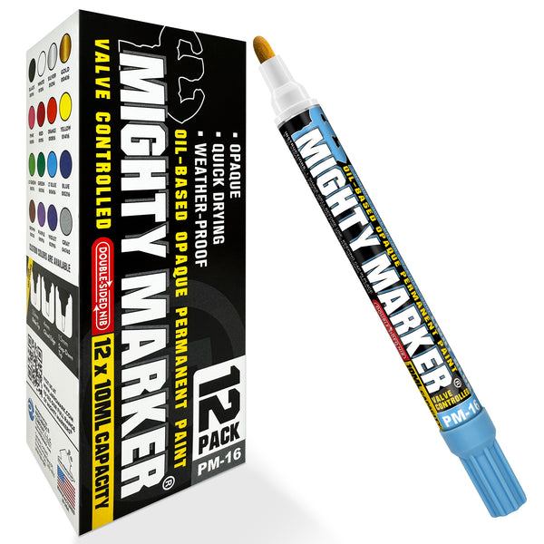 PM-16 Mighty Marker Oil-Based Paint Marker - Box of 12