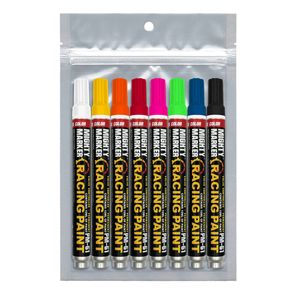 PM-61 Mighty Marker Racing Paint - 8 Pack