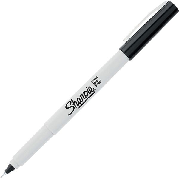 Sharpie 2 In 1 Permanent Marker, Black, Fine & Ultra Fine, Twin Tip, Shop