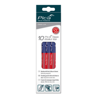 Box of Pica Classic half red and half blue pencils