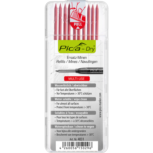 Pica-Dry Graphite Refill H Hardness - for Joiners